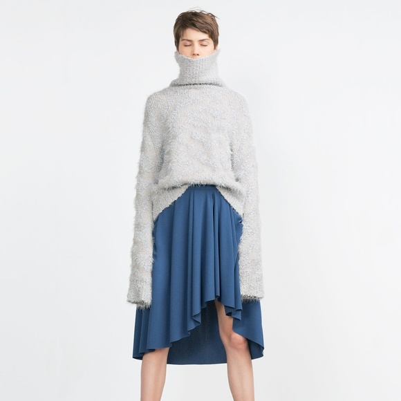 Zara Dresses & Skirts - Gathered High-Low Skirt (NWT) Zara Dresses & Skirts - Gathered High-Low Skirt (NWT)